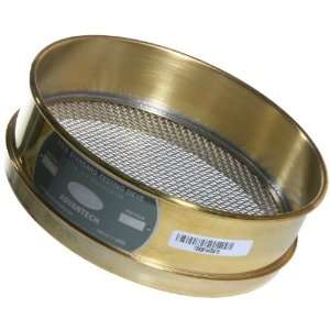 Advantech Brass Test Sieves, 12 Diameter, #7 Mesh, Full Height 