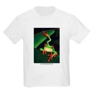 Red Eye Tree Frog Art Kids Light T Shirt by CafePress by CafePress