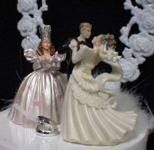 Glinda the Good Witch Wizard of OZ Wedding Cake Topper  