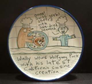 Studio Wallyware Plate by Tom Edwards   MINT  