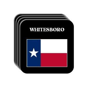 US State Flag   WHITESBORO, Texas (TX) Set of 4 Mini Mousepad Coasters