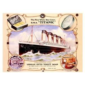 White Star Liner, The Titanic Giclee Poster Print, 60x44 