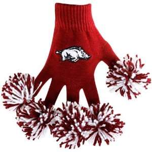 Arkansas Razorbacks Cardinal Spirit Fingerz Gloves:  Sports 