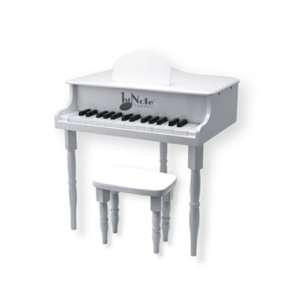 Trophy Music Childrens Grand Piano   White: Toys & Games