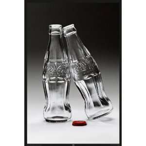  HUGE LAMINATED / ENCAPSULATED Coca Cola Kiss POSTER 