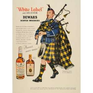   Ancestor Scotch Whiskies Clan   Original Print Ad