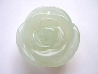 You are purchasing a new Jade carved rose flower pendant. The pendant 