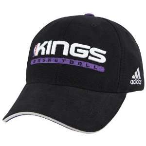  adidas Sacramento Kings Black Official Team Hat: Sports 