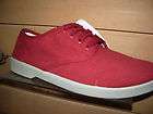 Wino Zig Zag Ska Doo Shoes Red with Tan gum soles Sizes 7.5 13 NIB