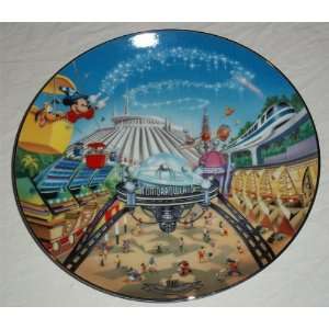   Walt Disney World 25th Anniversary Tomorrowland Plate 