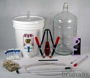 Wine Making Equipment Kit   6g Carboy, Corker & More  