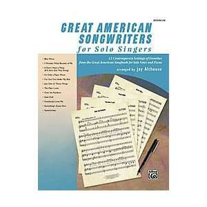  Great American Songwriters for Solo Singers Musical 