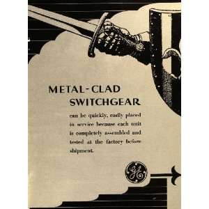   Electric Co. Metal Clad Switchgear   Original Print Ad