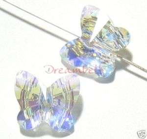 Swarovski Crystal 5754 Butterfly Bead 6mm clear AB  