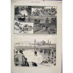   1881 Scottish Gathering Stamford Bridge Tossing Caber