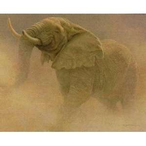  Robert Bateman   Bluffing Bull Elephant