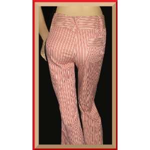  Victorias Secret Christie Fit Cuffed Striped Pants 8 Tall 