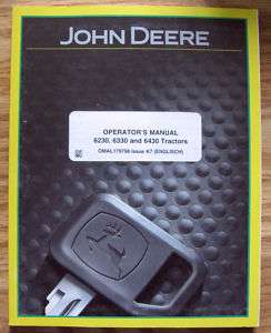 John Deere 6230 6330 6430 Tractor Operators Owner Manual jd book 