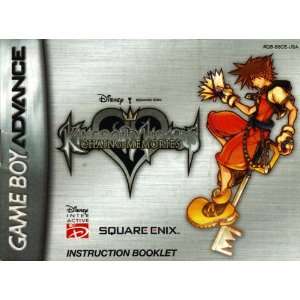 Kingdom Hearts   Chain of Memories GBA Instruction Booklet (Game Boy 