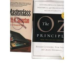 TWO Fable Business Management Books (1) THE OZ PRINCIPLE, gETTING 