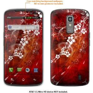  Protective Decal Skin Sticker for AT&T LG Nitro HD case 