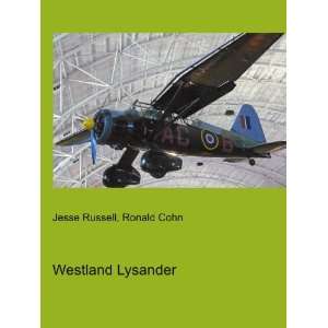 Westland Lysander Ronald Cohn Jesse Russell  Books