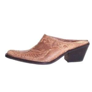   brown New Mia Womens Leather Cowboy Western Shoes 7M 