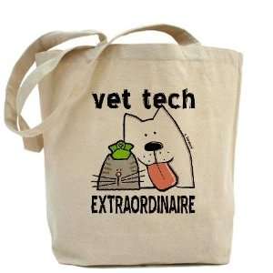  Vet Tech Extraordinaire Funny Tote Bag by CafePress 