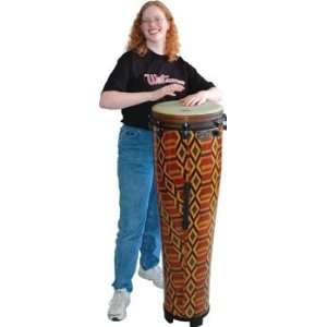   14 Tunable Ngoma, West African Stripe Design: Musical Instruments