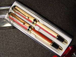 HAND TURNED PEN & PENCIL SET 7122   HAND CRAFTED !!  