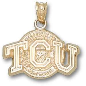  Texas Christian University TCU Texas Seal Pendant (14kt 