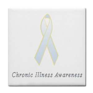  Chronic Illness Awareness Ribbon Tile Trivet: Everything 