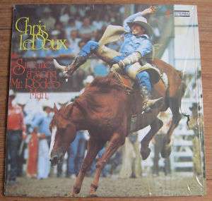 CHRIS LEDOUX Sing Me A Song Mr. Rodeo Man LP 1977 RARE  