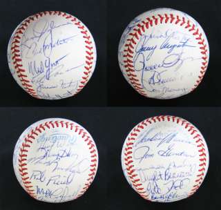 1982 Milwaukee Brewers Team signed Baseball 29 sigs  