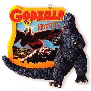  Carlton Heirloom Godzilla Vs. Mothra Christmas Ornament 