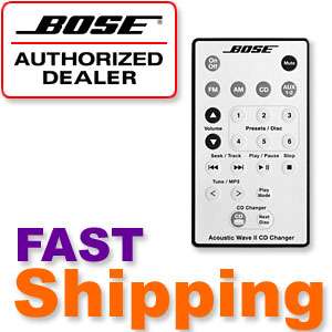 BOSE REMOTE for ACOUSTIC WAVE II w/5 CD CHANGER WHITE  