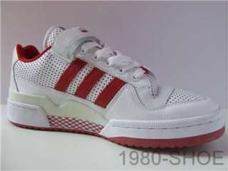   Originals Trainers Forum Lo Vintage White & Red Sneakers 9 43 BNIB