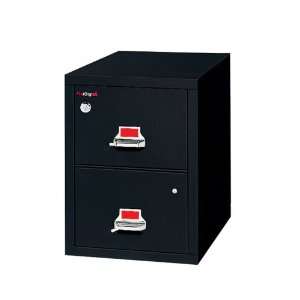   Single Drawer Vertical File with Safe 32D Pewter: Office Products
