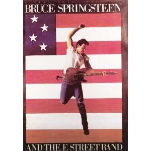   Springsteen and the E Street Band Postcard  RARE  4x6 