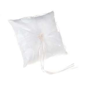 Artwedding Wedding Ring Pillow with Organza Overlay and 