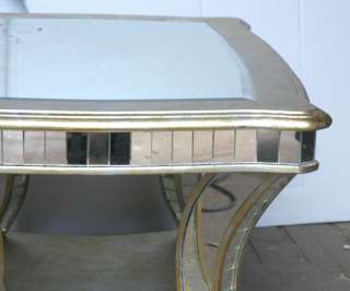 Art Deco Mirrored Coffee Table Glass Furniture  