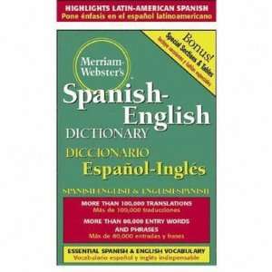    Merriam webster Spanish English Dictionary MER65 Electronics
