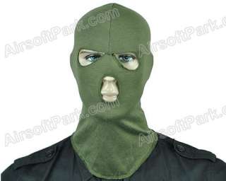 SWAT Balaclava Hood 3 Hole Head Face Mask Protector Olive Drab  