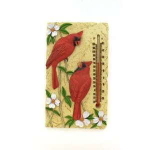    Cardinal Indoor Outdoor Weather Thermometer Bird: Home & Kitchen