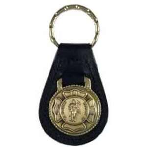  St. Florian Medal Key Fob Jewelry