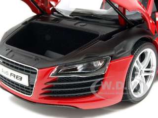 Brand new 1:18 scale diecast model of Audi R8 die cast car by Kyosho 