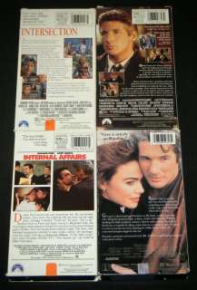 RICHARD GERE 4 VHS MOVIES Intersection, Mr Jones, Primal Fear 