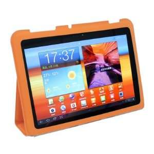   P7300 P7310 Orange Leather Case Cover Slim Smart Stand: Electronics