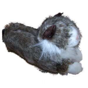  Gray Long Hair Cat Slippers Toys & Games