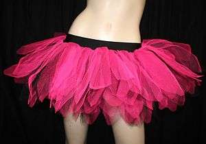   PINK & BLACK DANCE FUNCTION RAVE NEON TUTUS PARTY NIGHT OUT  